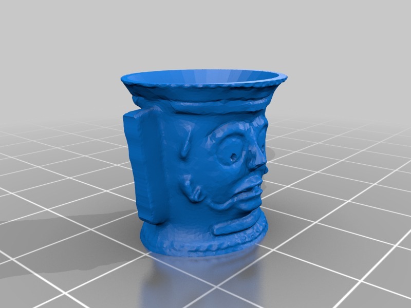 历史博物馆玛雅瓮3D打印模型