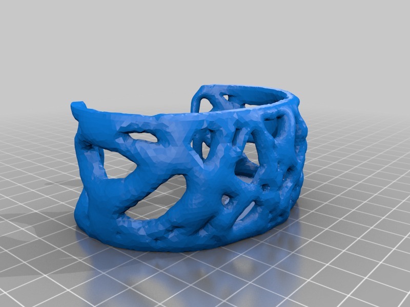 生物细胞模型手镯3D打印模型