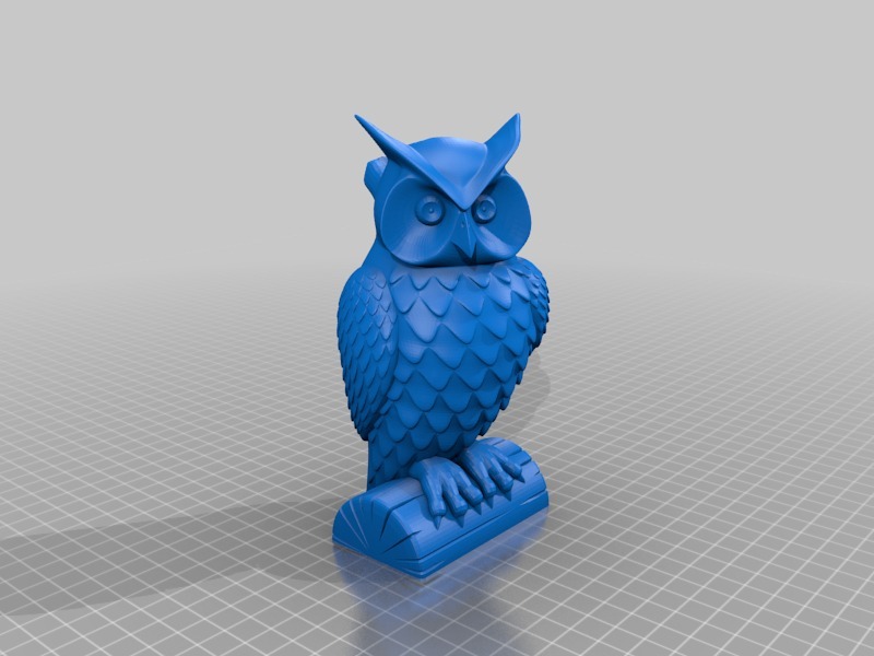 猫头鹰造型耳环3D打印模型