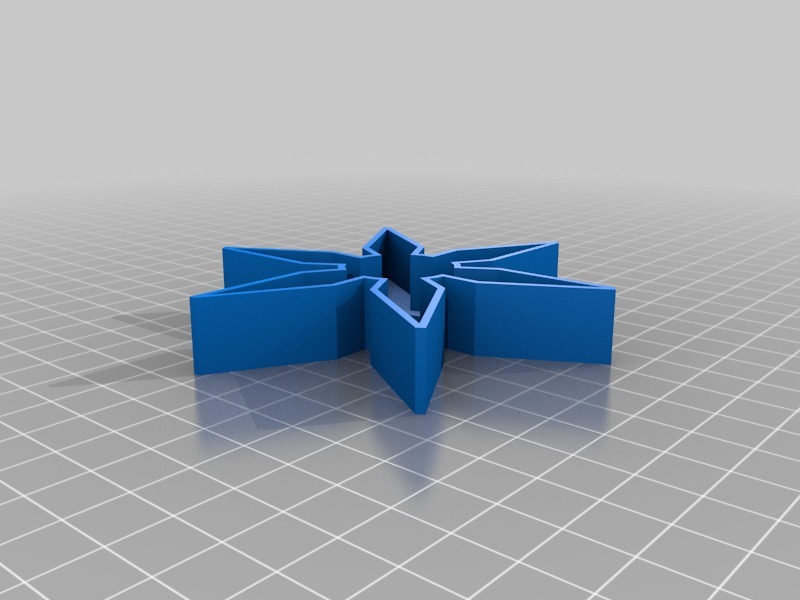 忍者飞镖造型饼干模具3D打印模型