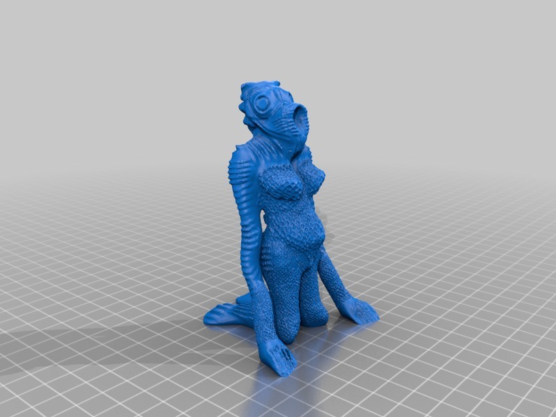 海妖3D打印模型