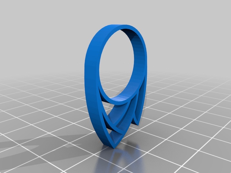 火环戒指3D打印模型