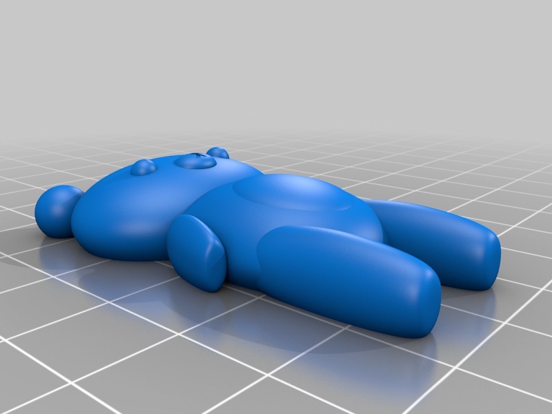 松弛熊3D打印模型
