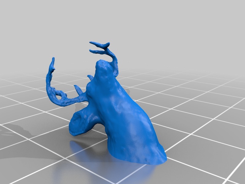 装饰鹿头3D打印模型
