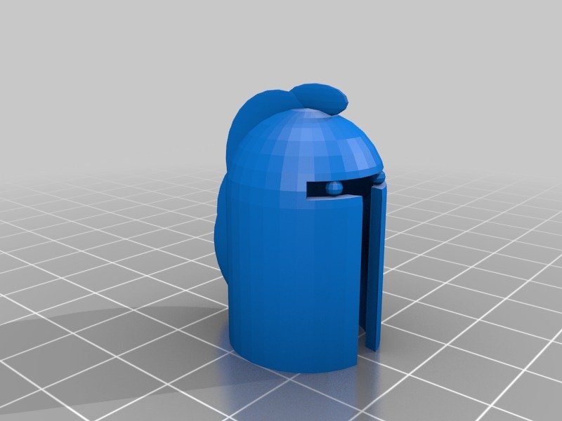 斯巴达士兵头盔3D打印模型