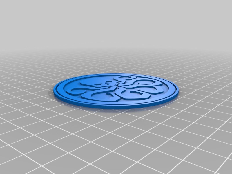 九头蛇标志3D打印模型