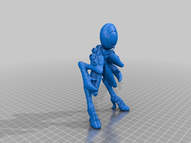 外星人模型3D打印模型