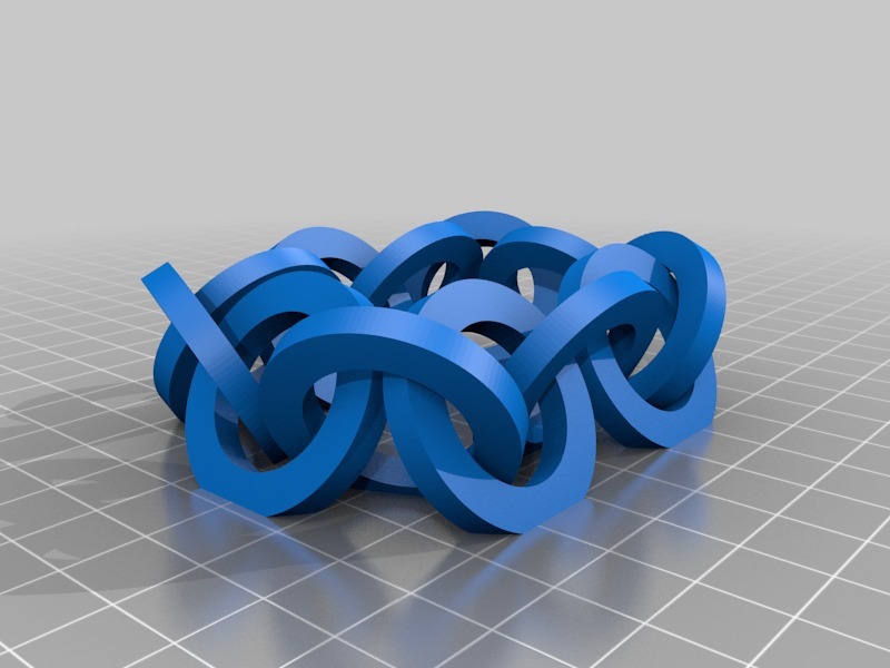12连锁环3D打印模型