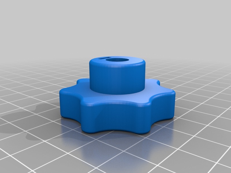 打印机Z轴M8螺纹杆旋钮3D打印模型