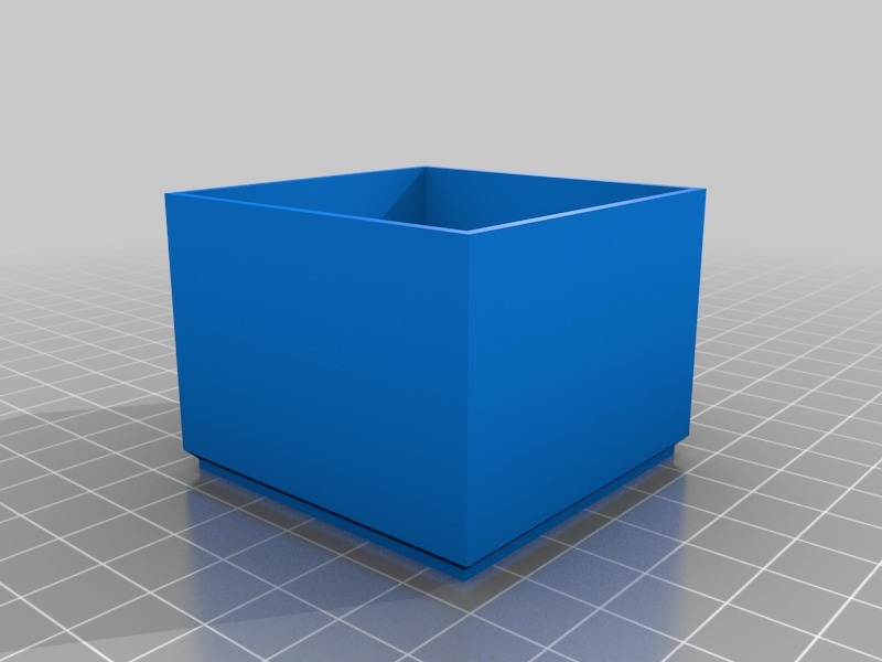 小型可堆叠盒子3D打印模型