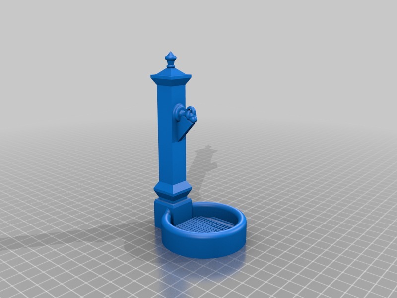 喷泉3D打印模型