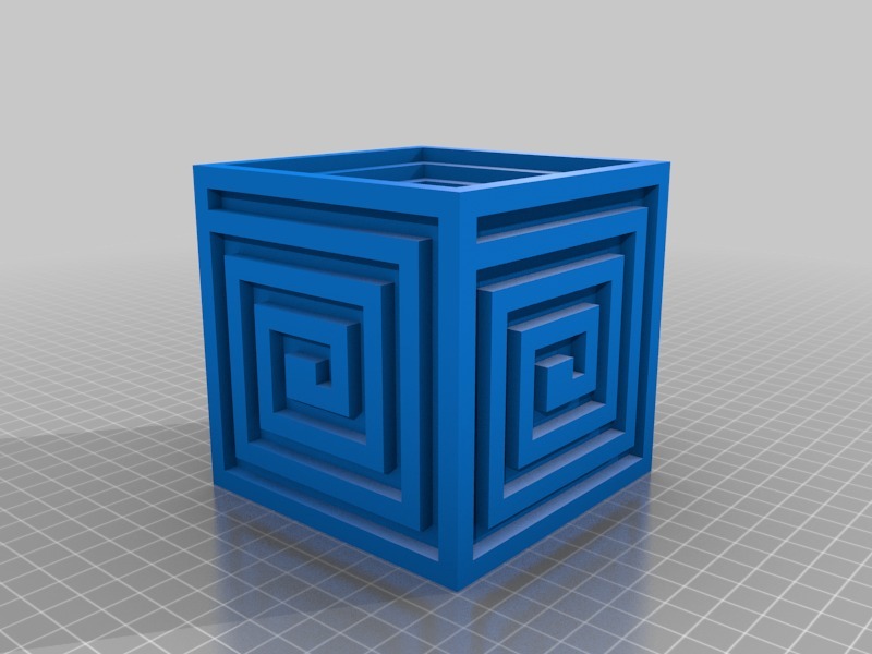 艺术立方体3D打印模型