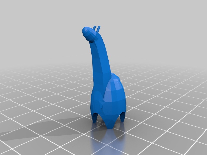 长颈鹿玩具3D打印模型