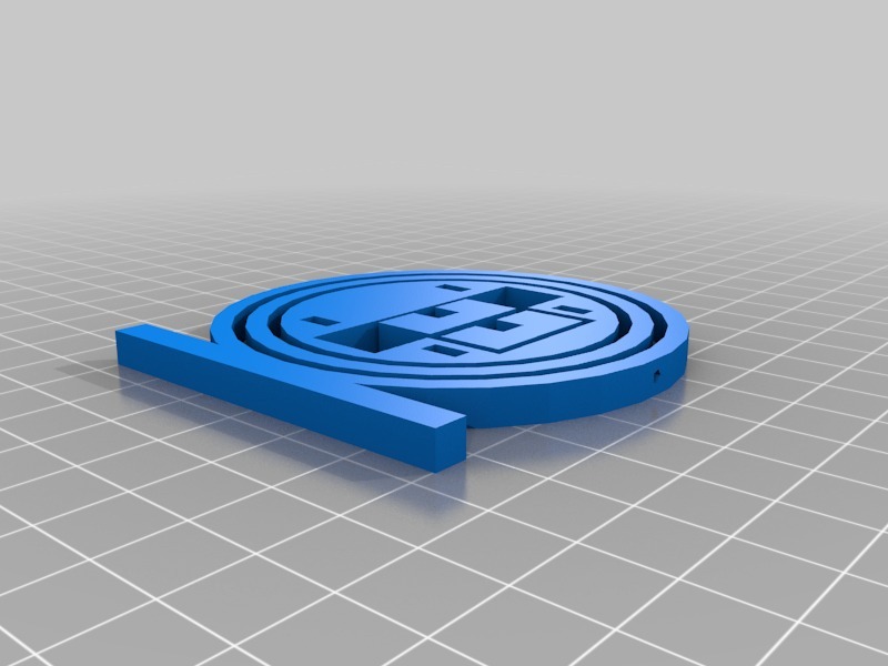 小型电池供电陀螺仪3D打印模型