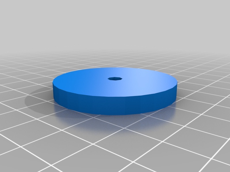 小型电池供电陀螺仪3D打印模型