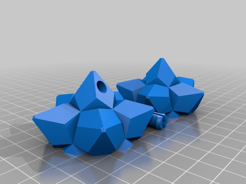 星形十二面体教学工具3D打印模型