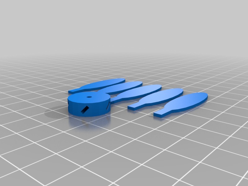 风扇3D打印模型