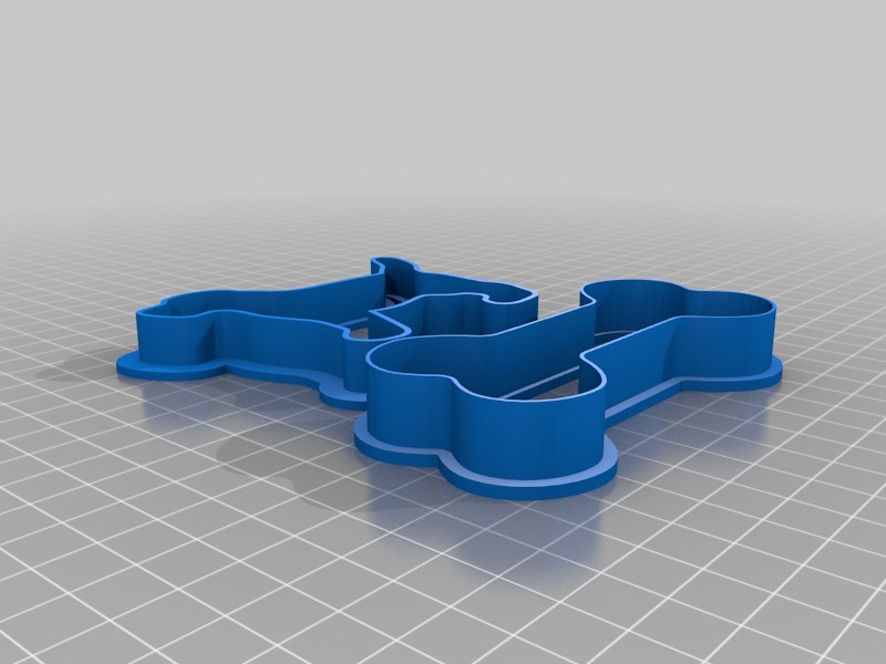 狗狗饼干模具3D打印模型