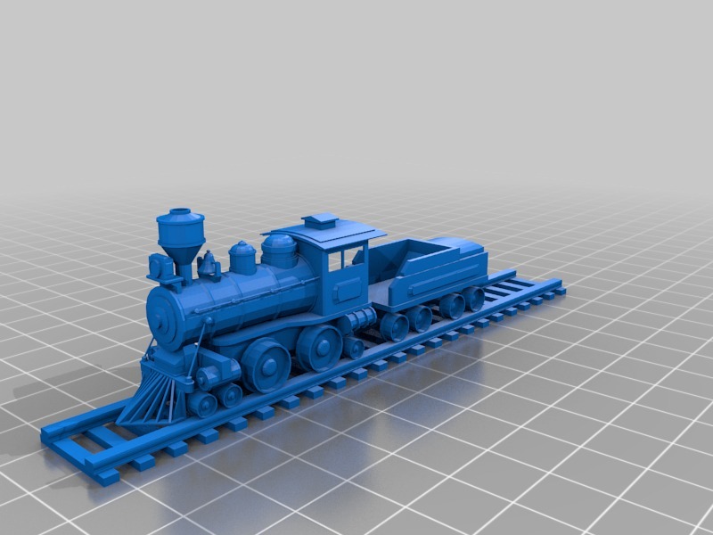 玩具火车3D打印模型