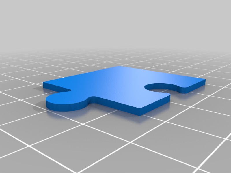 拼图瓷砖3D打印模型