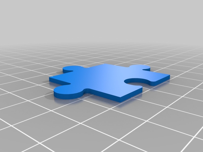 拼图瓷砖3D打印模型