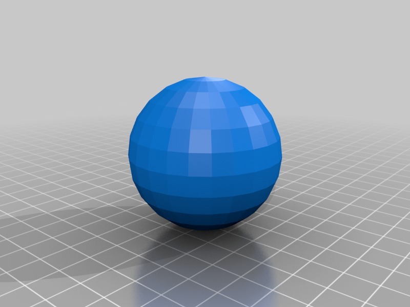 简单的球体3D打印模型