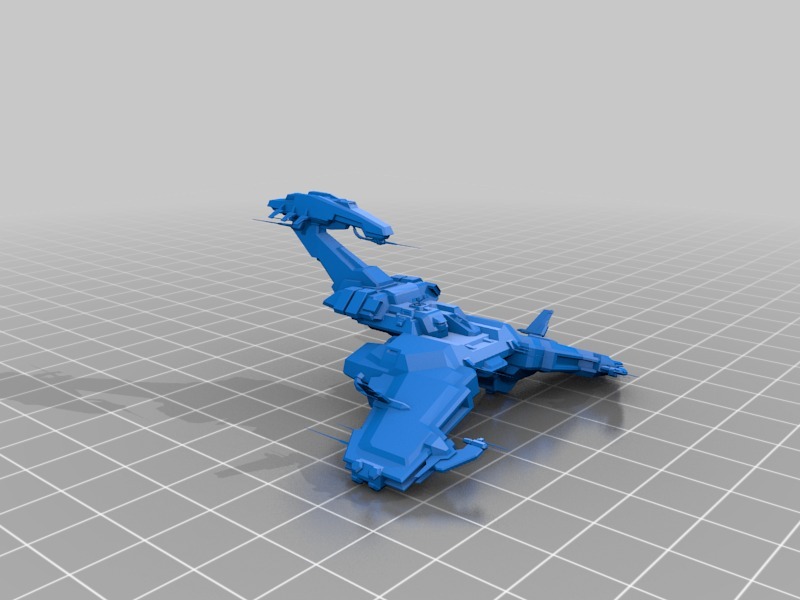 蝎子宇宙战舰3D打印模型