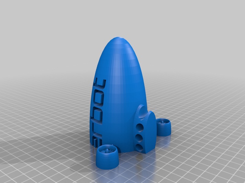飞艇3D打印模型