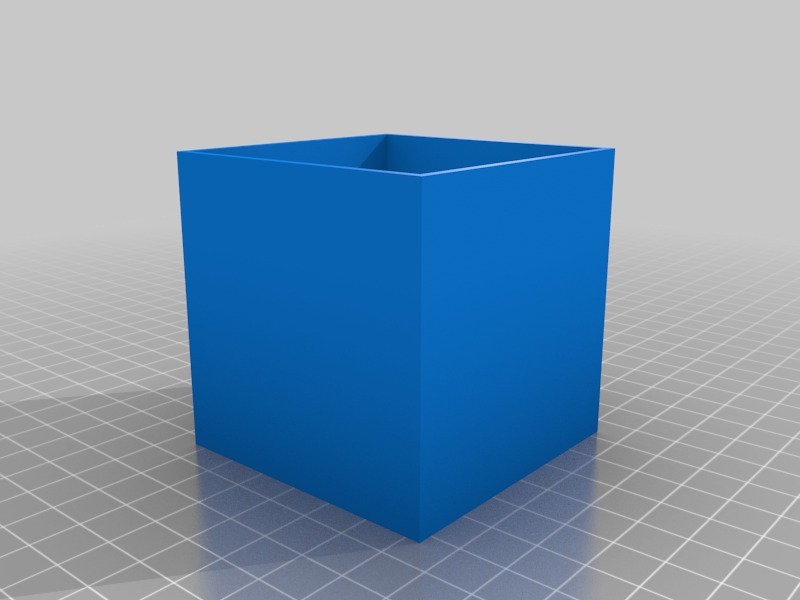 立方体拼图盒子3D打印模型
