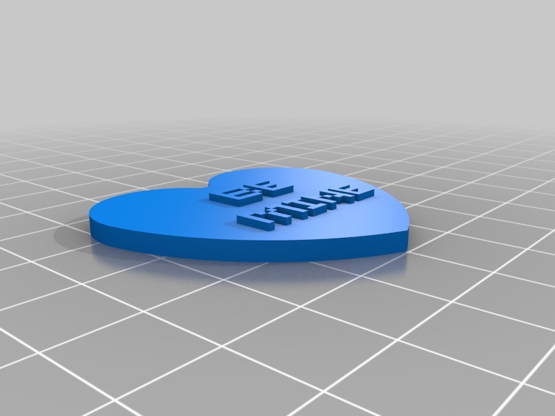 情人节爱心3D打印模型