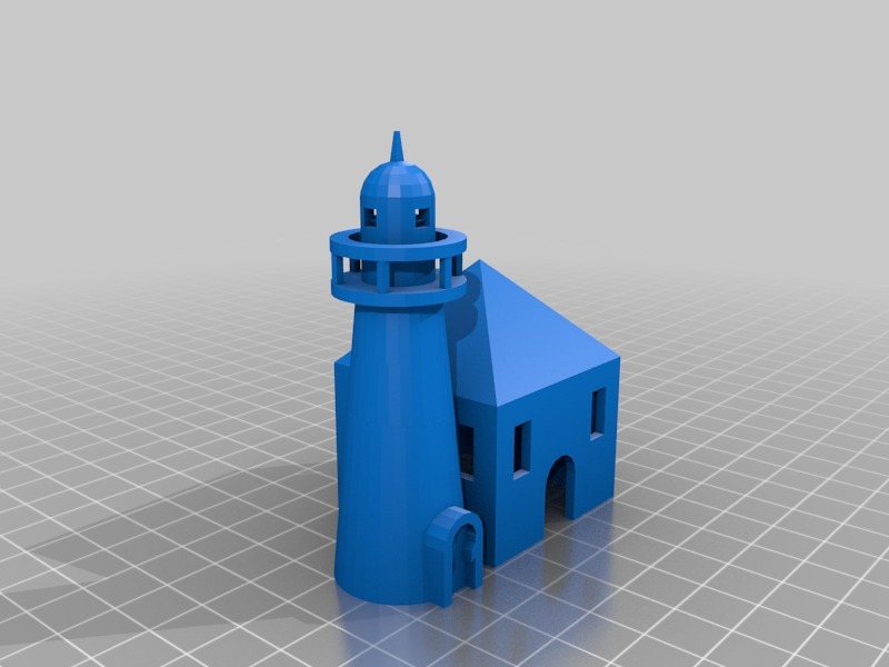 灯塔3D打印模型