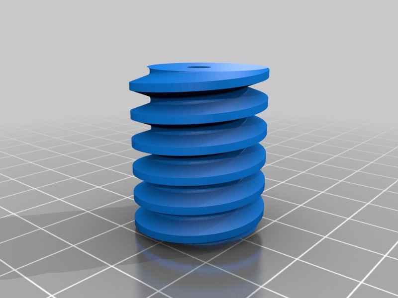 蜗轮减速机3D打印模型