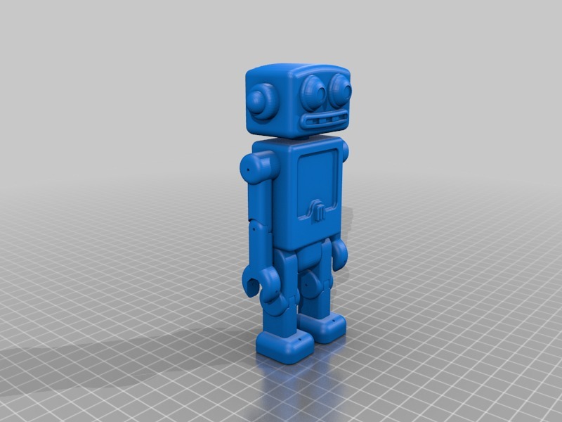 木偶机器人3D打印模型