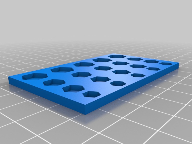 公制螺母Sizer3D打印模型