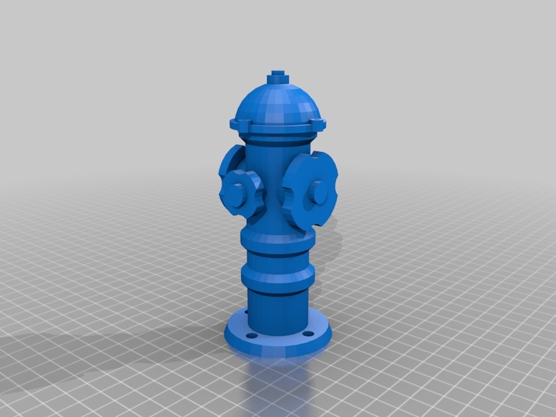 消防栓3D打印模型
