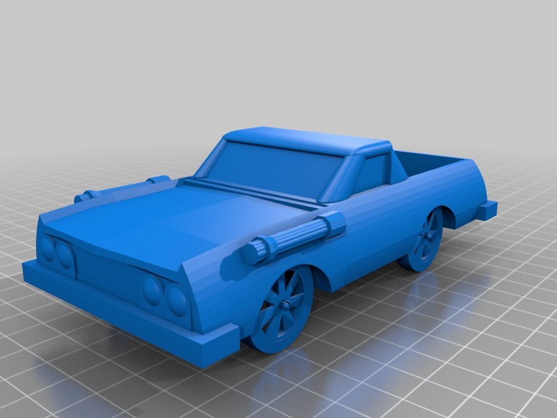 可定制的玩具车3D打印模型
