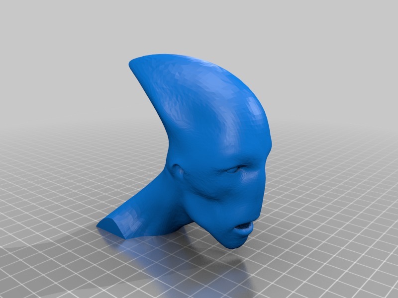 不规则异形头像3D打印模型