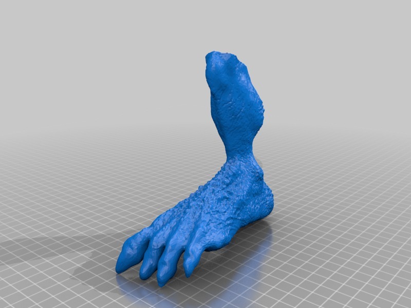大型巨魔雕像3D打印模型