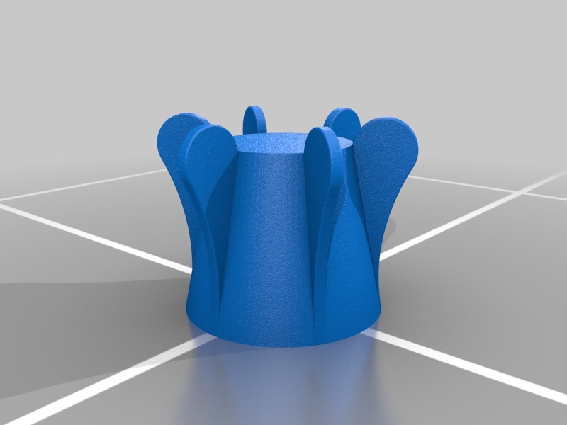 火箭状的容器3D打印模型