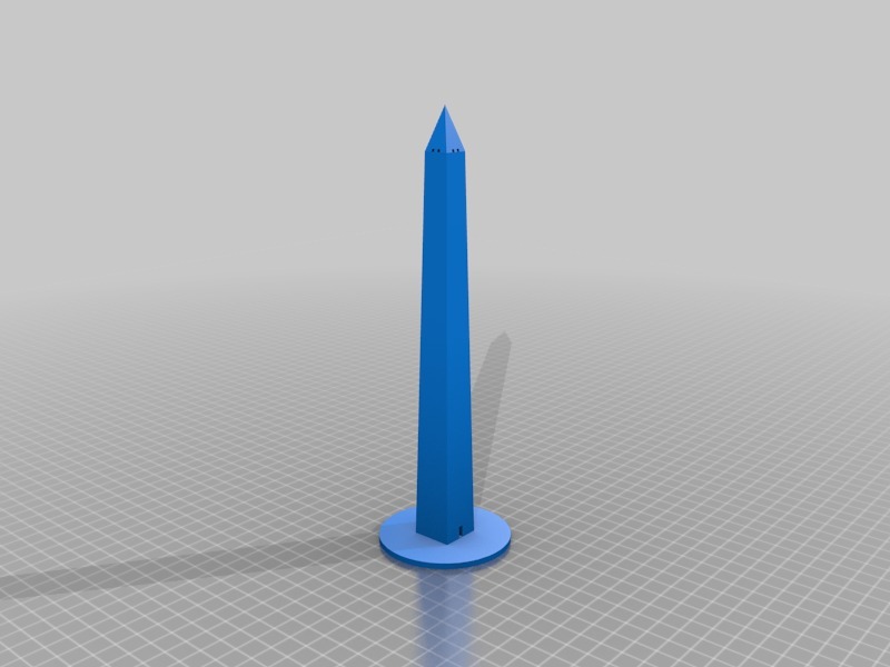华盛顿纪念碑3D打印模型