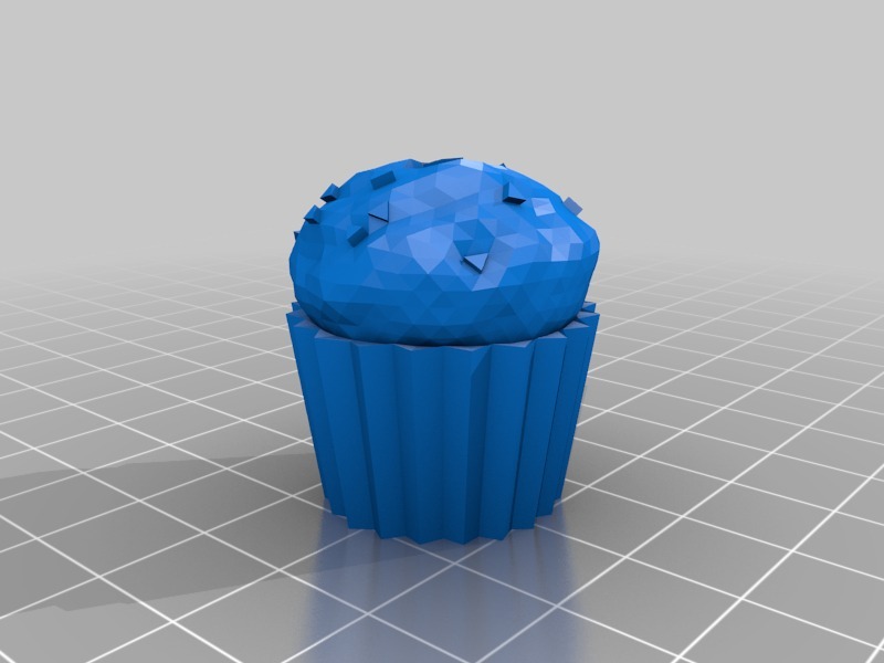 十二面体和杯子蛋糕3D打印模型