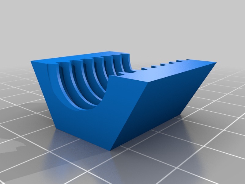 半螺母3D打印模型
