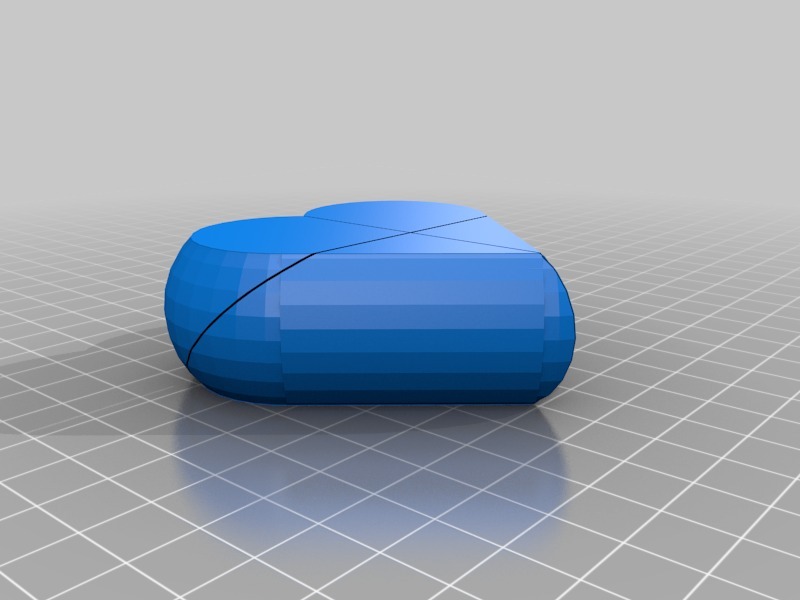 心形盒子3D打印模型
