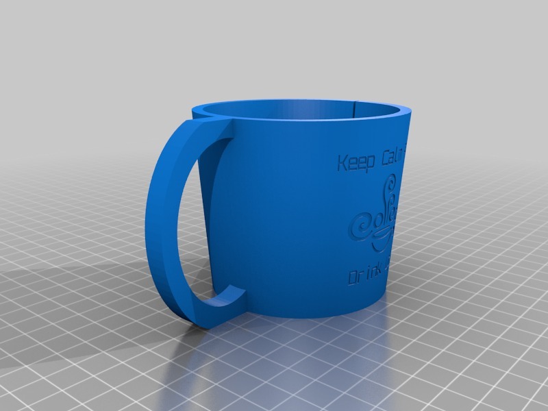 定制咖啡杯3D打印模型