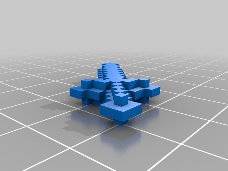 钻石刀3D打印模型