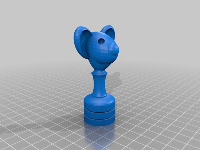 老鼠象棋3D打印模型