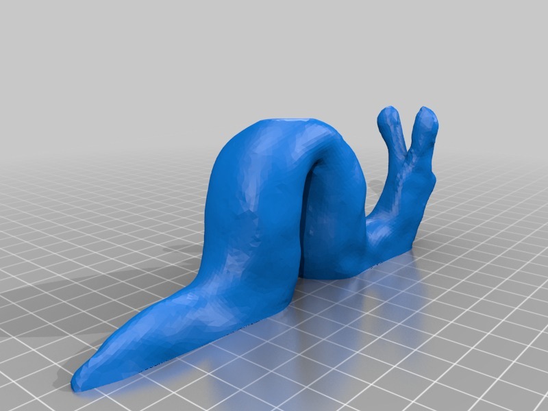 粘土鼻涕虫3D打印模型