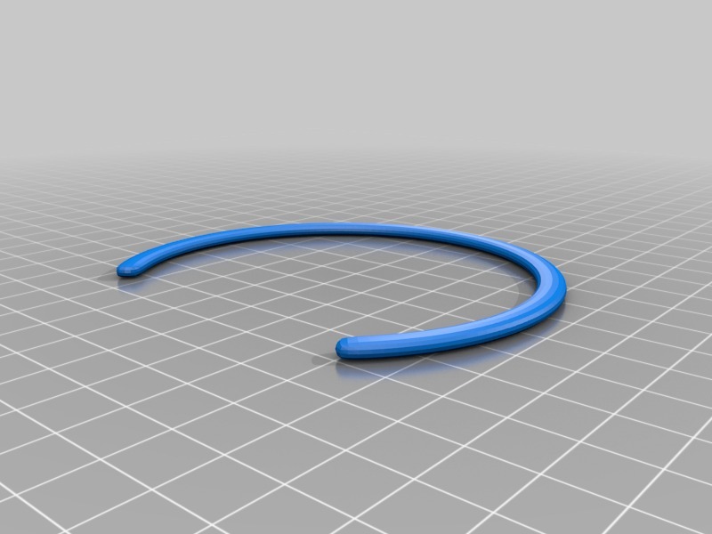 圆形手镯3D打印模型
