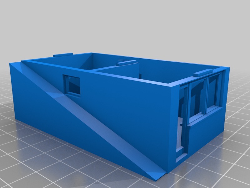 微型版本的房子3D打印模型