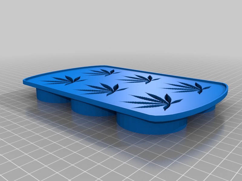 枫叶冰块模具3D打印模型